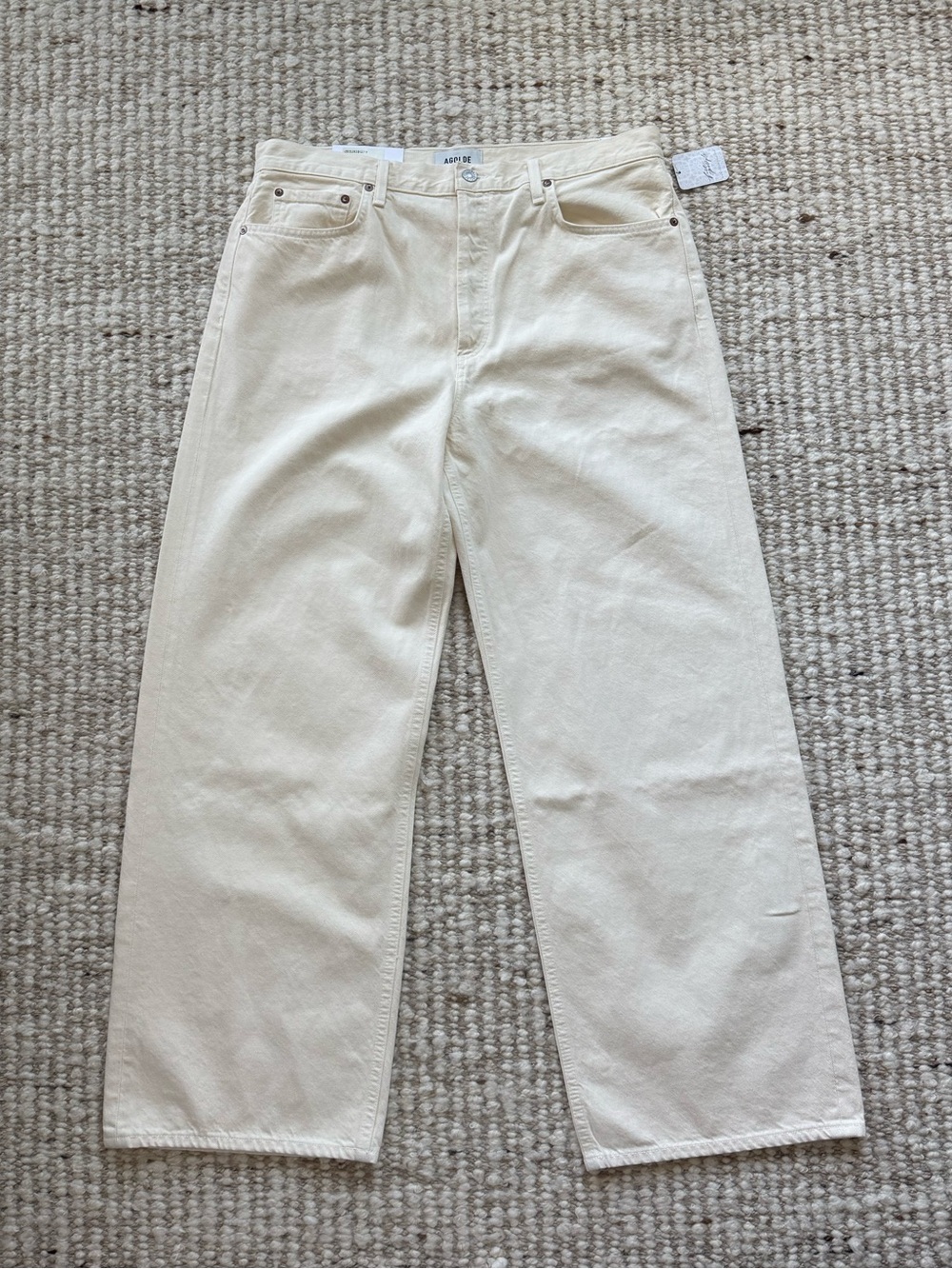 AGOLDE Low Slung Baggy Jeans Size 31 Solar NWT - Picture 4 of 10